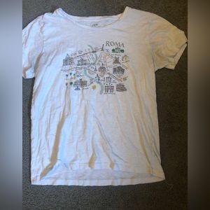 J.Crew T-shirt, Rome, print